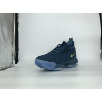 Кроссовки Nike Lebron моно синие
